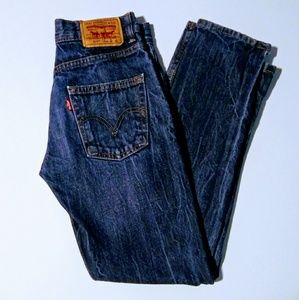 Levi's 514 Slim Straight 26x26 Boys Blue Jeans